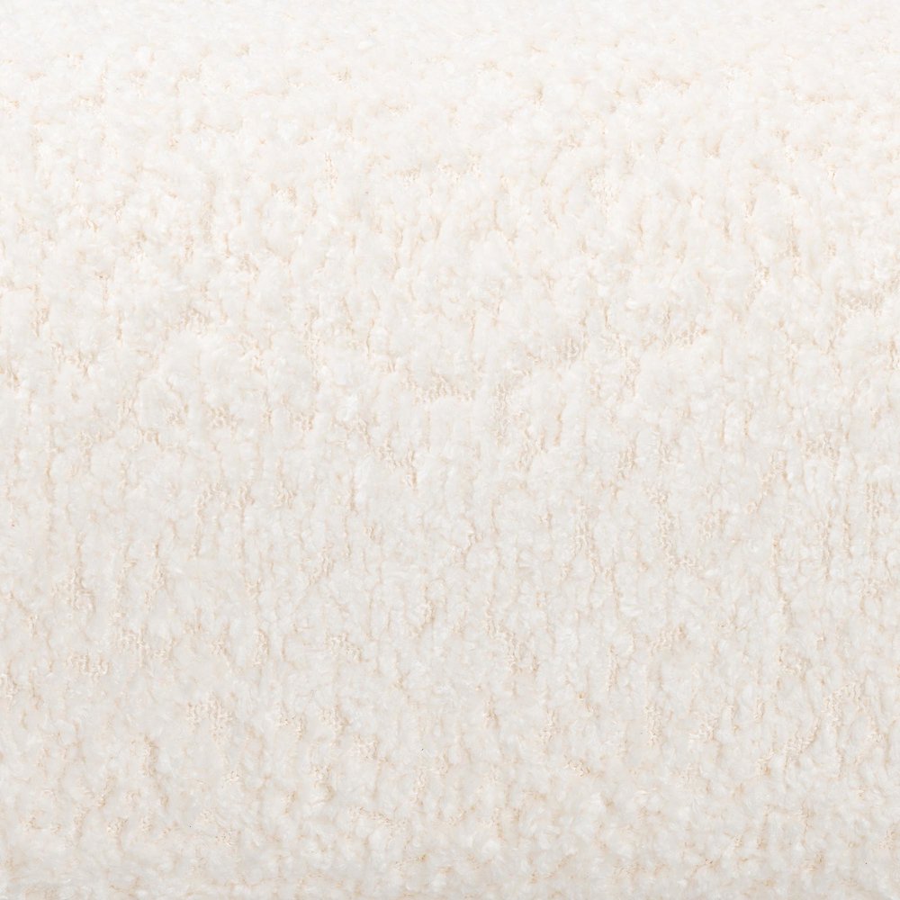 Eladio Modern Luxe Ivory Boucle Fabric Queen Size Bed