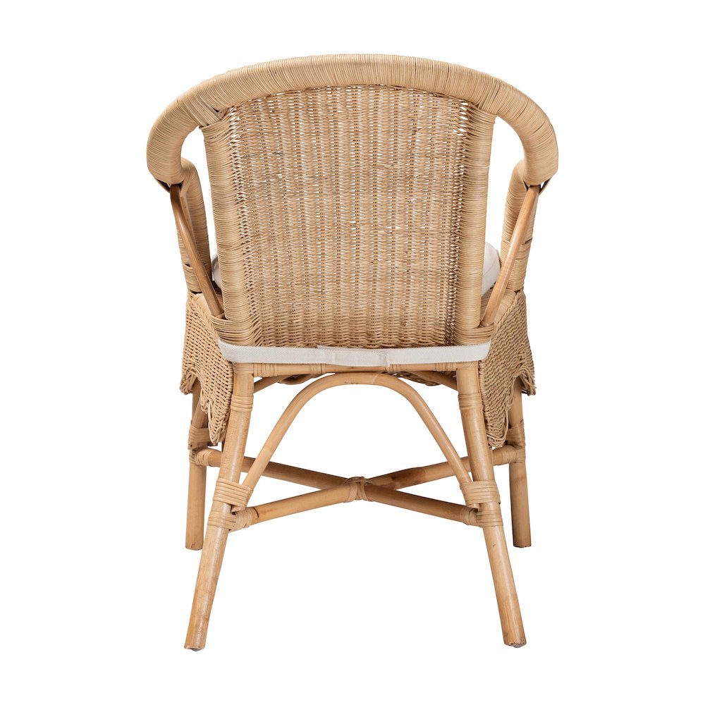 Reinu Natural Rattan Dining Chair