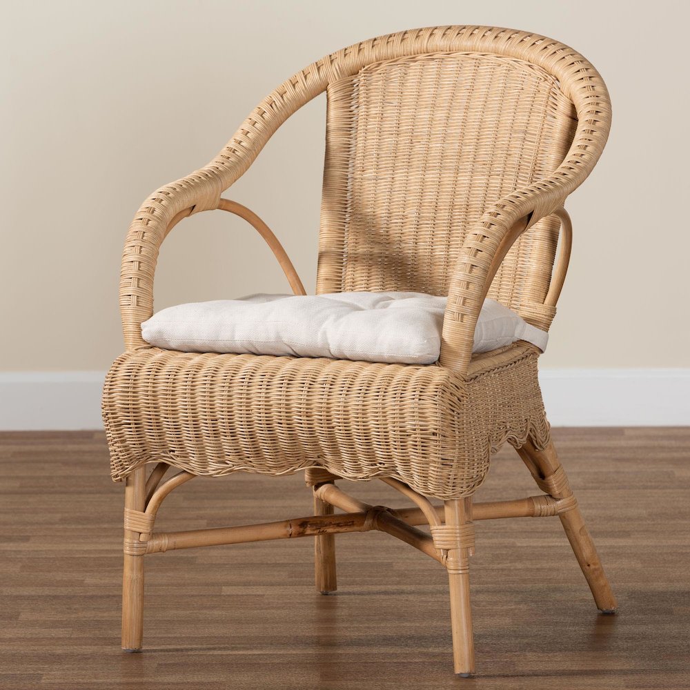 Reinu Natural Rattan Dining Chair