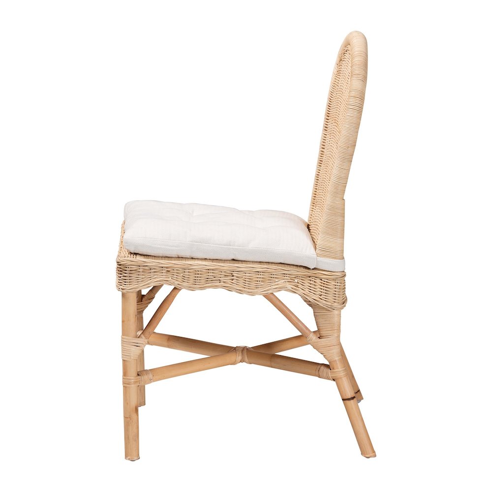 Bilu Bohemian Natural Rattan Dining Chair