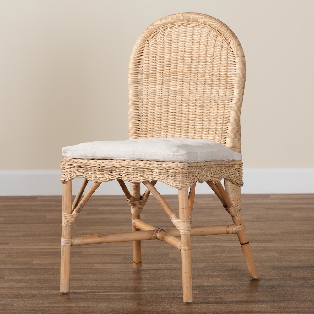 Bilu Bohemian Natural Rattan Dining Chair