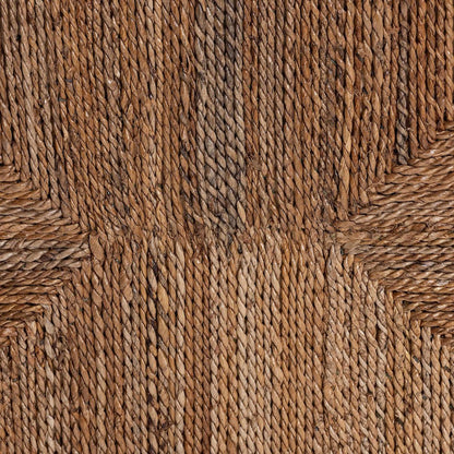 Liza Rectangle Seagrass Coffee Table - Handwoven Natural Fiber Frame