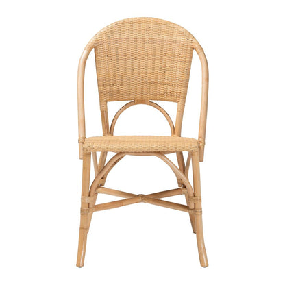 Jaylyn Bohemian Natural Rattan Dining Chair