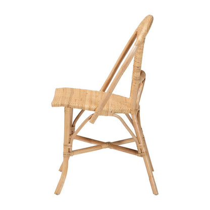 Jaylyn Bohemian Natural Rattan Dining Chair