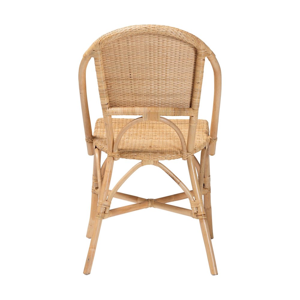 Jaylyn Bohemian Natural Rattan Dining Chair