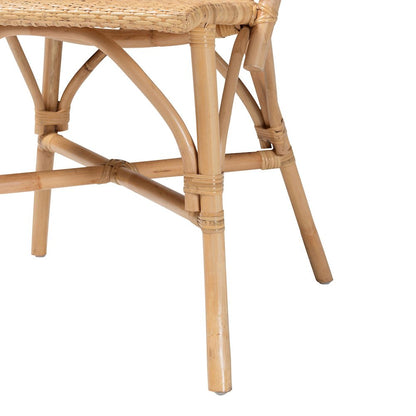 Jaylyn Bohemian Natural Rattan Dining Chair