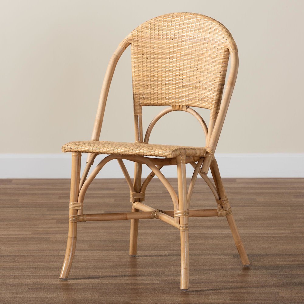 Jaylyn Bohemian Natural Rattan Dining Chair