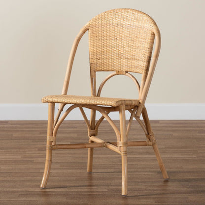 Jaylyn Bohemian Natural Rattan Dining Chair