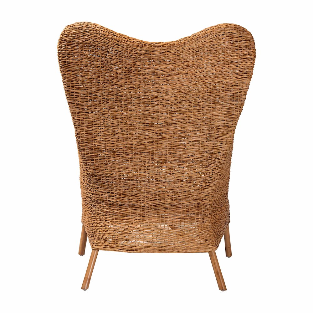 Terra Bohemian Light Honey Rattan Arm Chair