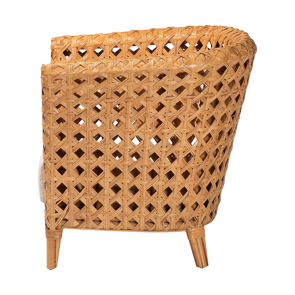 Daiwa Bohemian Light Honey Ratan Accent Chair