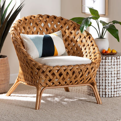 Robista Bohemian Natural Rattan Accent Chair