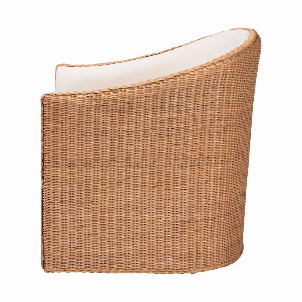 Tessa Bohemian Light Honey Rattan Arm Chair