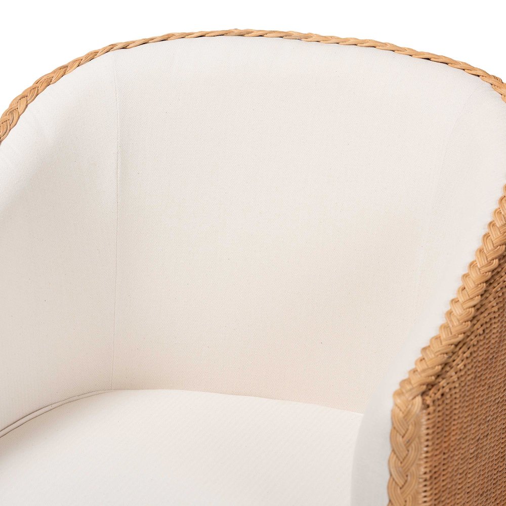 Tessa Bohemian Light Honey Rattan Arm Chair