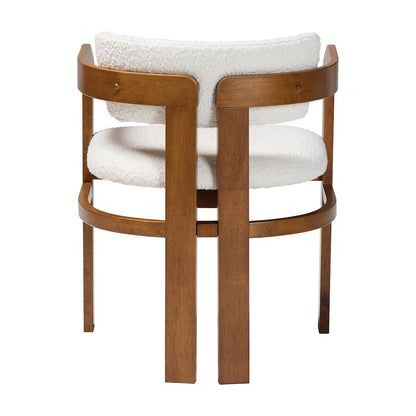 Carice Modern Cream Boucle Dining Chair
