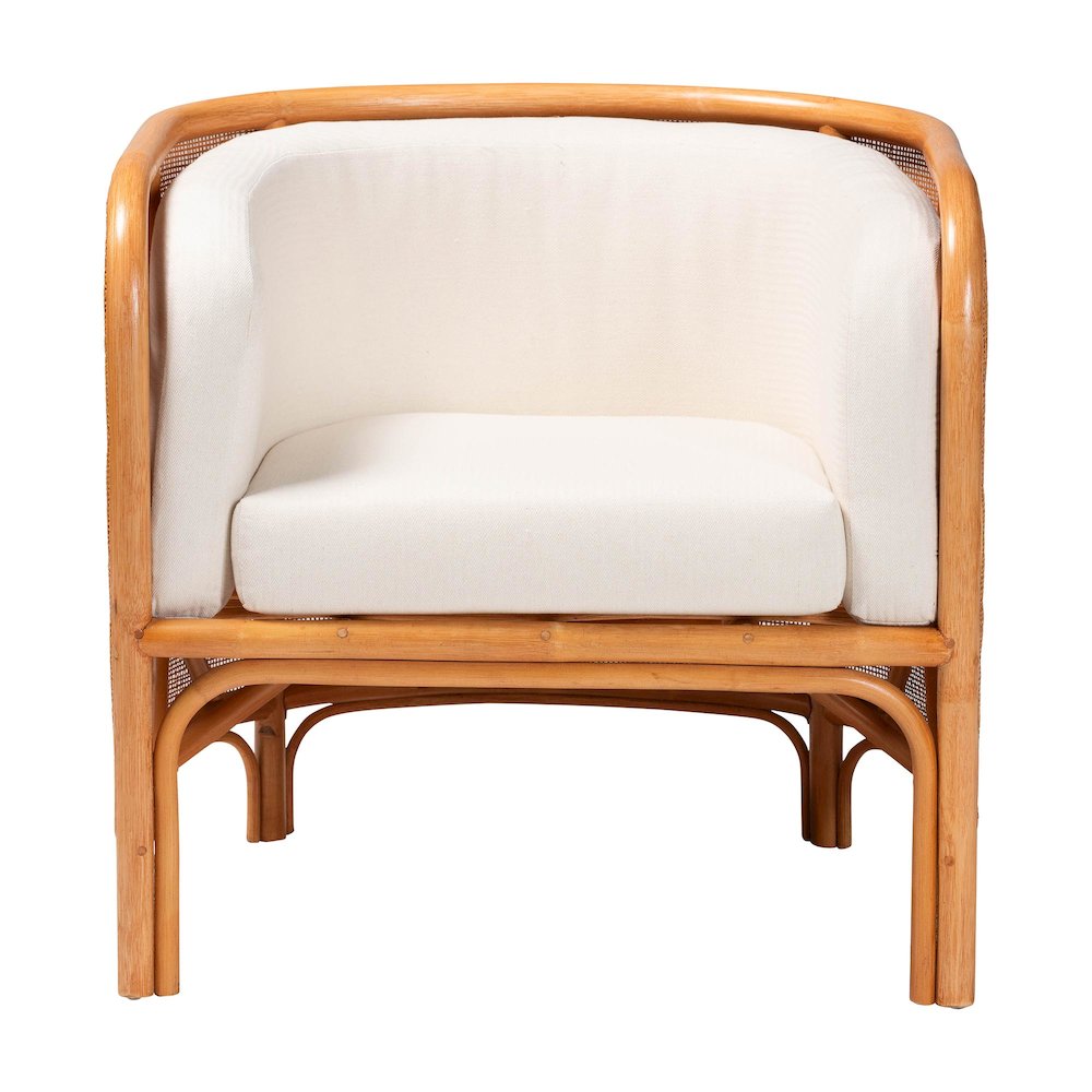 Bandung Bohemian Light Honey Rattan Accent Chair