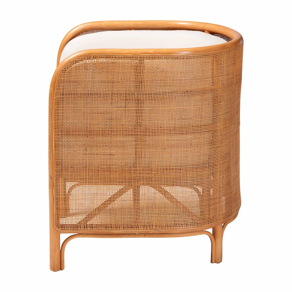 Bandung Bohemian Light Honey Rattan Accent Chair