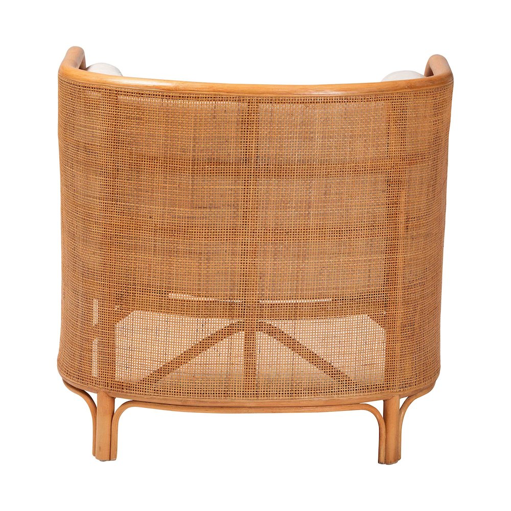 Bandung Bohemian Light Honey Rattan Accent Chair