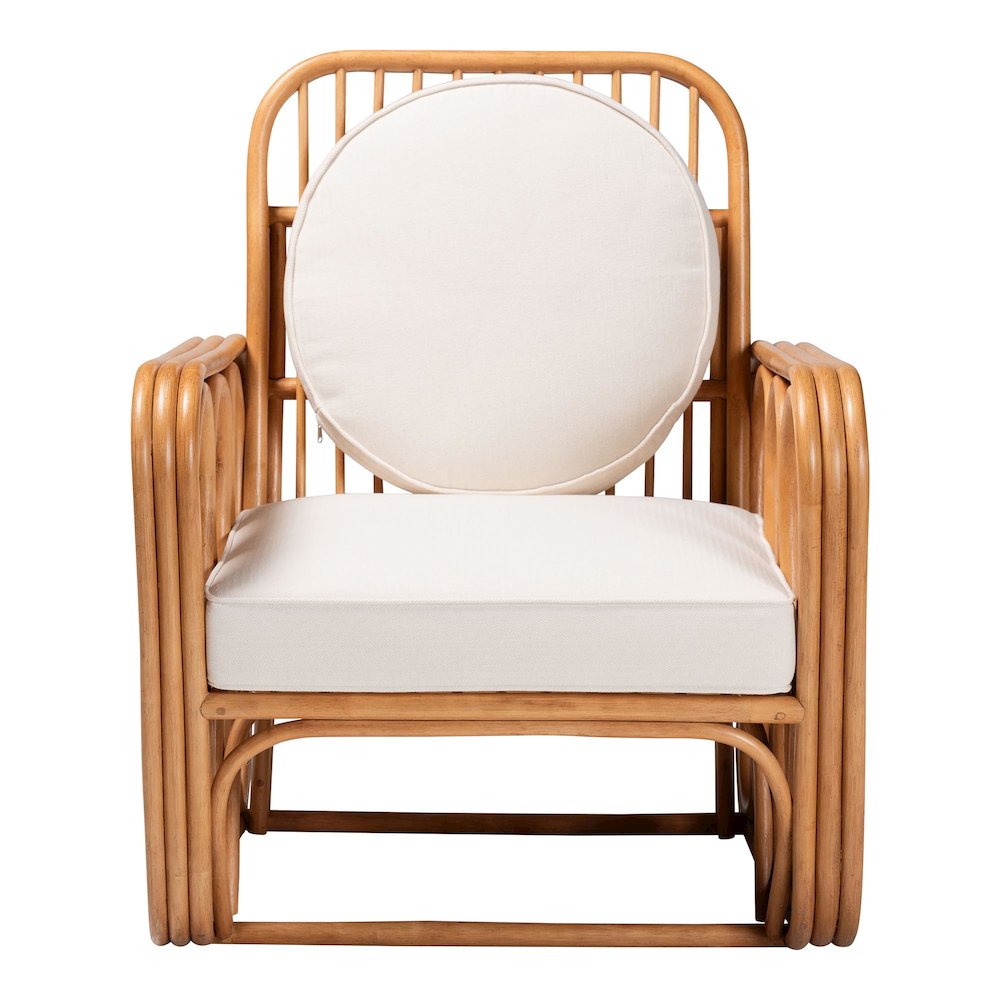 Tiramisu Bohemian Light Honey Rattan Arm Chair