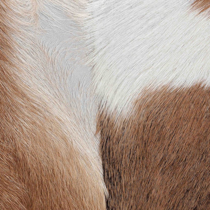 Scotlyn Genuine Goat Leather Footstool
