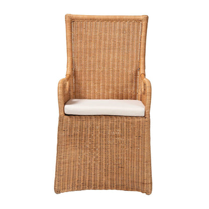 Amsterdam Bohemian Light Honey Rattan Dining Chair