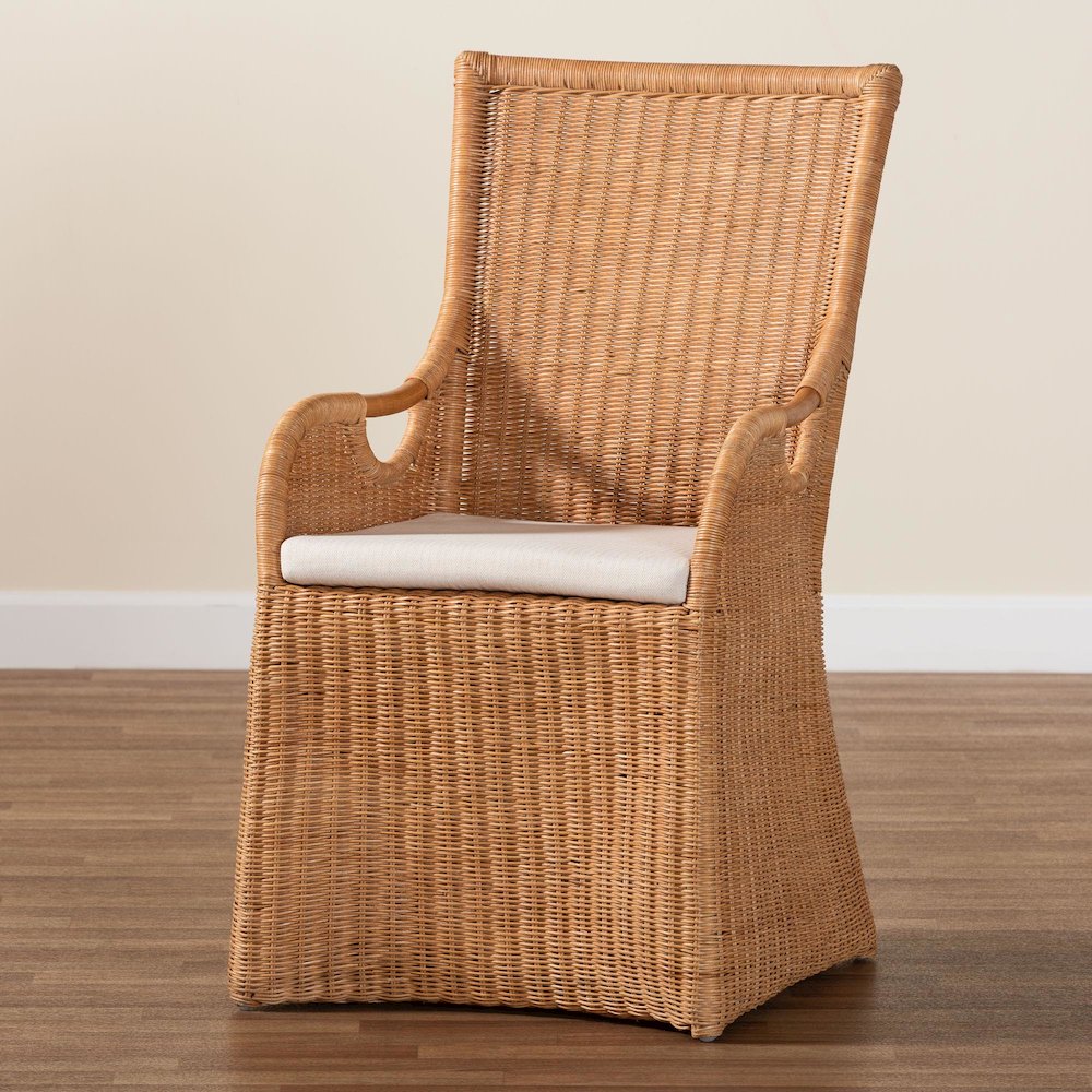 Amsterdam Bohemian Light Honey Rattan Dining Chair