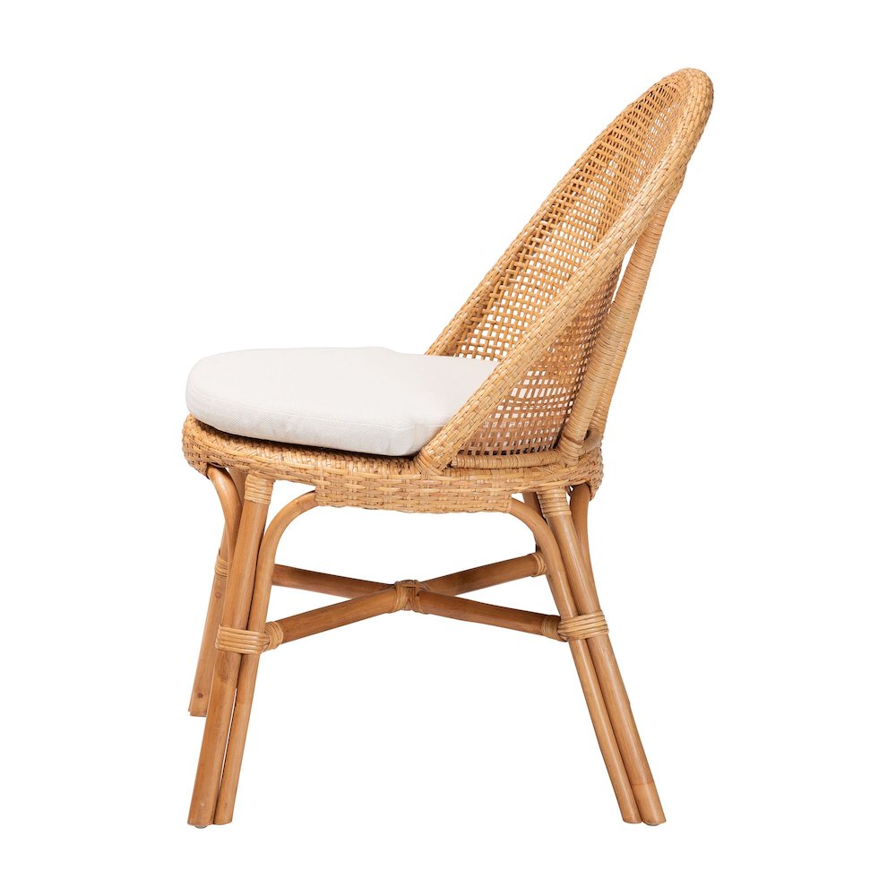 Daniela Bohemian Light Honey Rattan Dining Chair