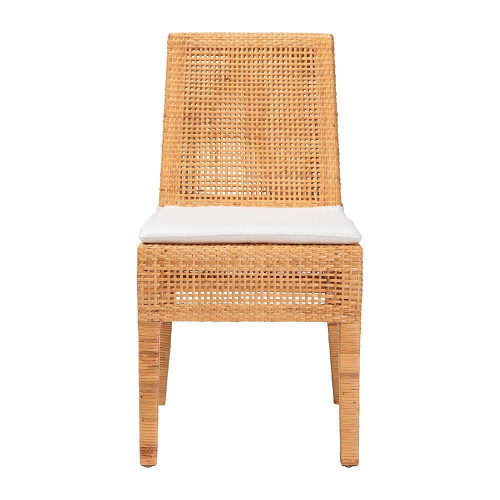 Morris Bohemian Light Honey Rattan Dining Chair