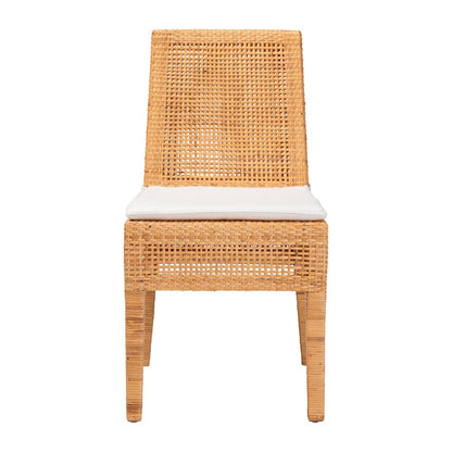 Morris Bohemian Light Honey Rattan Dining Chair