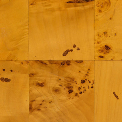 Netra Modern and  Natural Real Burl Wood Storage Cabinet