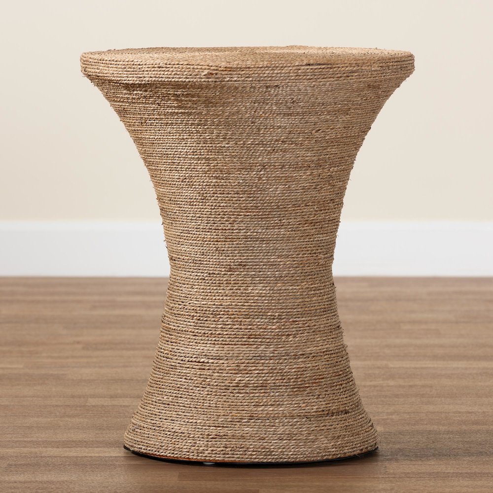 Cady Japandi Natural Jute Side Table