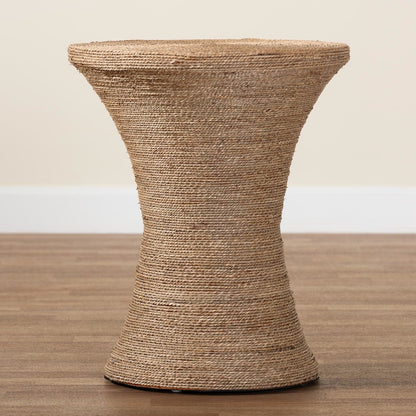 Cady Japandi Natural Jute Side Table