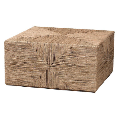 Nakita Japandi Natural Jute Coffee Table