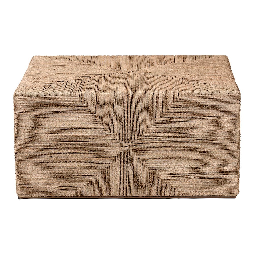 Nakita Japandi Natural Jute Coffee Table
