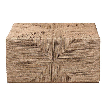 Nakita Japandi Natural Jute Coffee Table