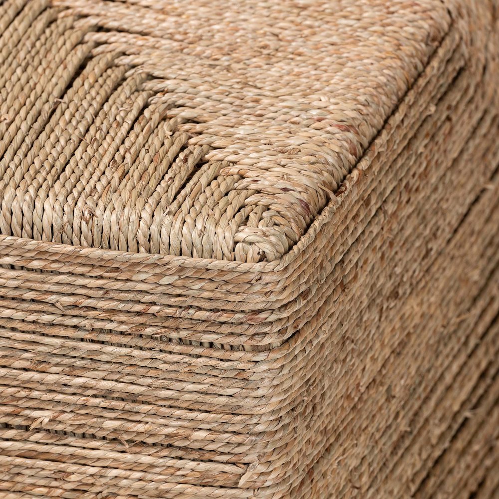 Nakita Japandi Natural Jute Coffee Table