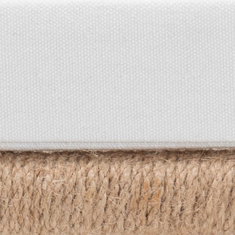Maliyah Japandi Natural Jute Accent Bench