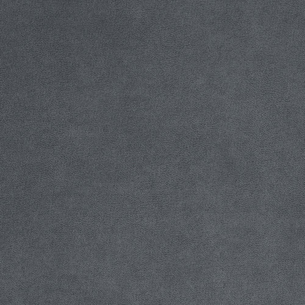 Etienne Modern Slate Grey Velvet 2-Drawer Nightstand