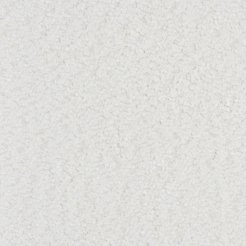 Laria Modern White Teddy-Bear Fabric 6-Drawer Dresser