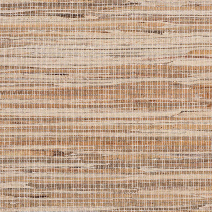 Julia Bohemian Woven Natural Grasscloth 1-Drawer Nightstand