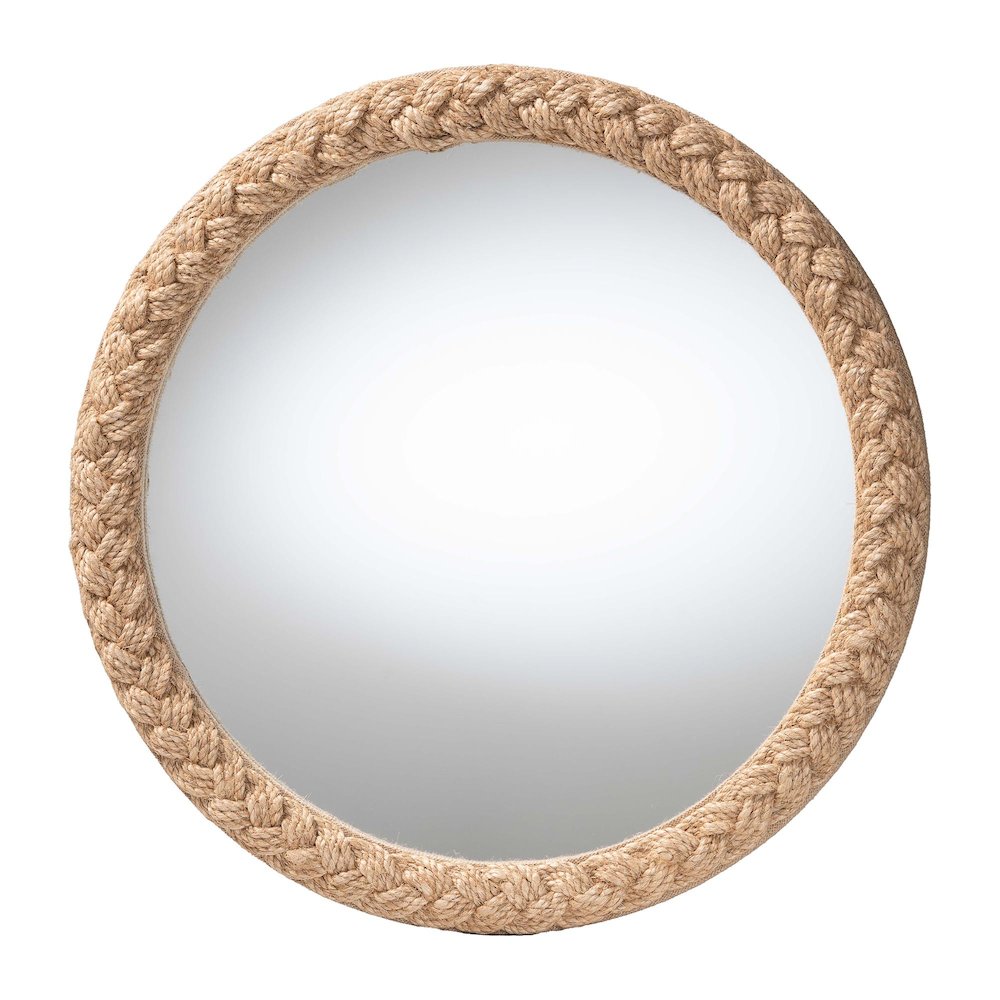 Shara Coastal Braided Rope Accent Mirror