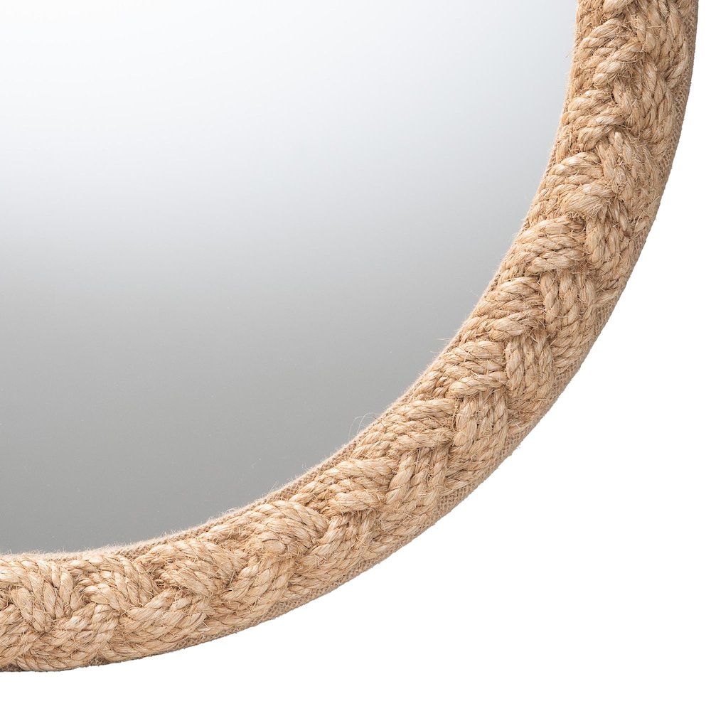Shara Coastal Braided Rope Accent Mirror