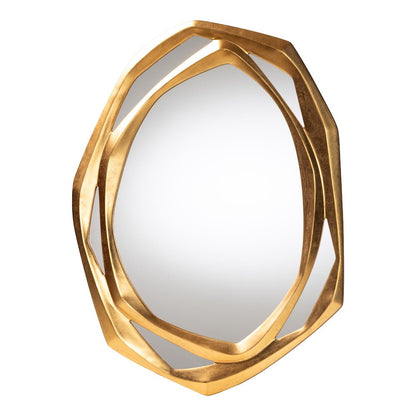 Halen Antique Goldleaf Accent Wall Mirror