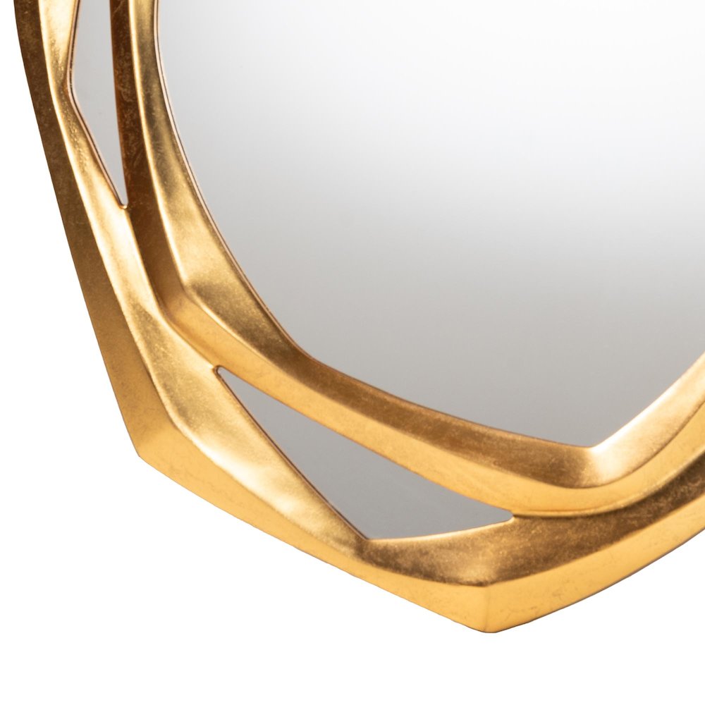 Halen Antique Goldleaf Accent Wall Mirror