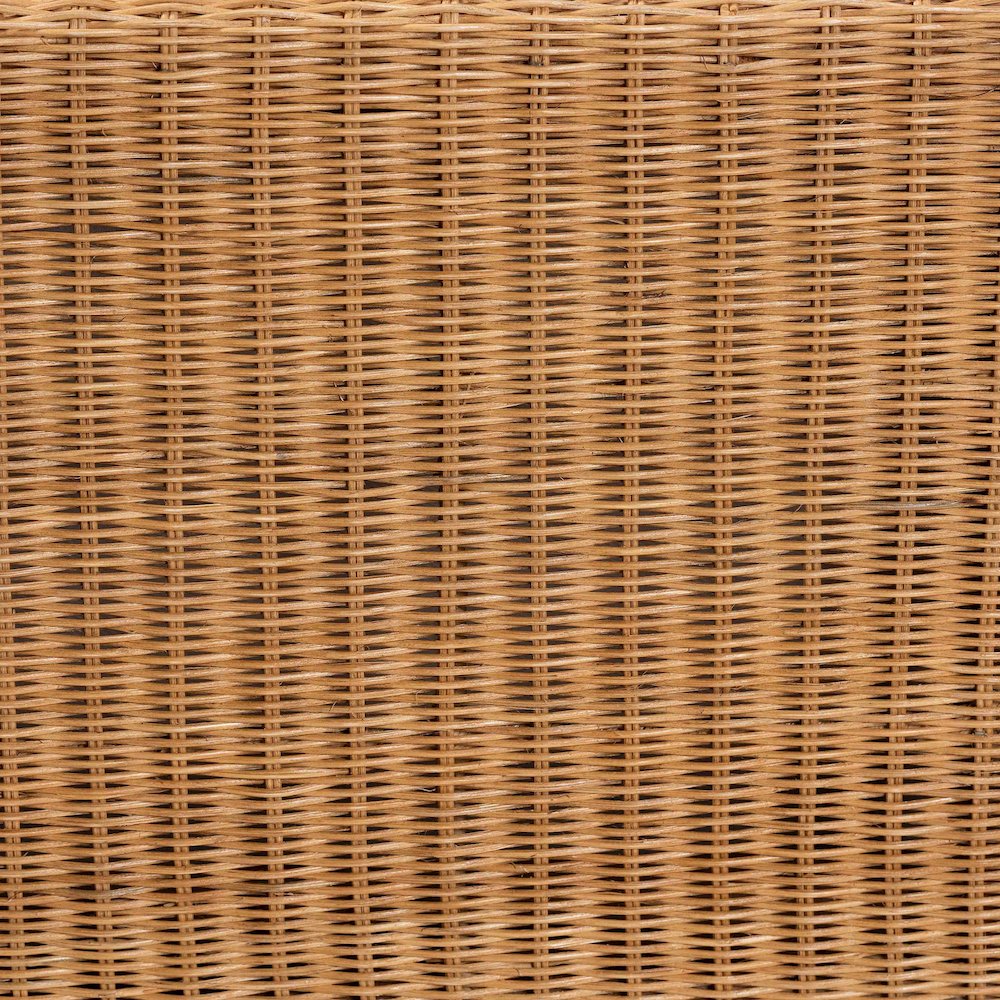 Reiko Handwoven Natural Rattan Bench