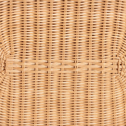 Elissa Bohemian Light Honey Rattan Elephant End Table