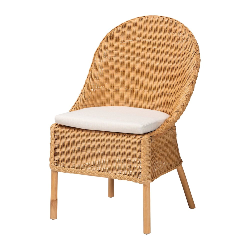 Willy 5-Piece Rattan Dining Set - Round Wicker Table