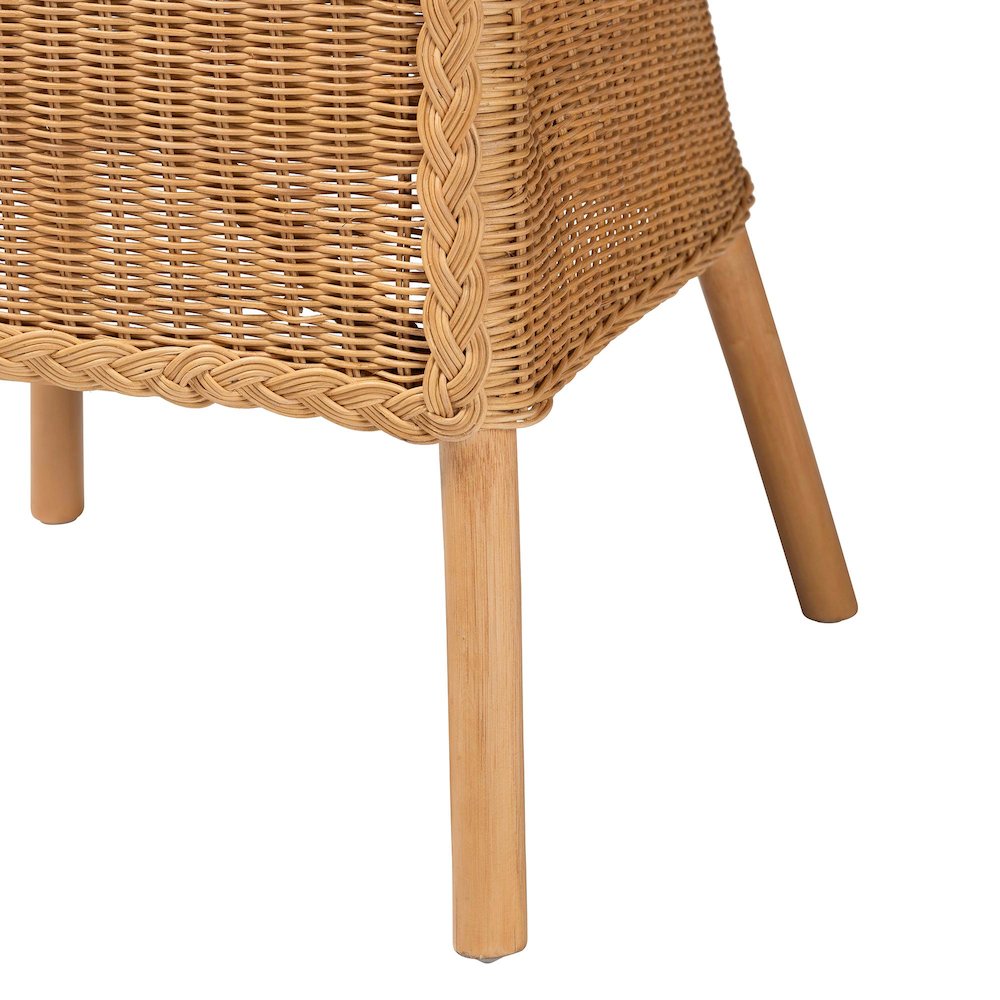 Willy 5-Piece Rattan Dining Set - Round Wicker Table