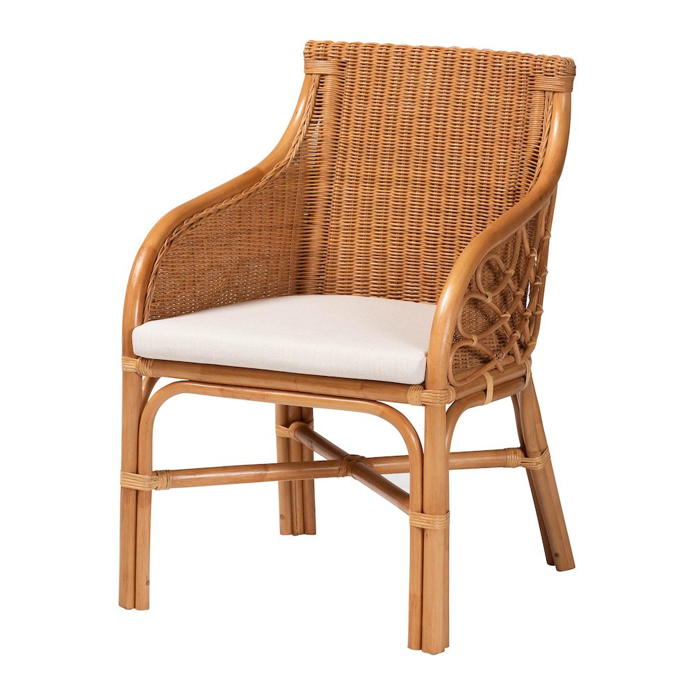 Wymond 5-Piece Rattan Dining Set - Round Wicker Table