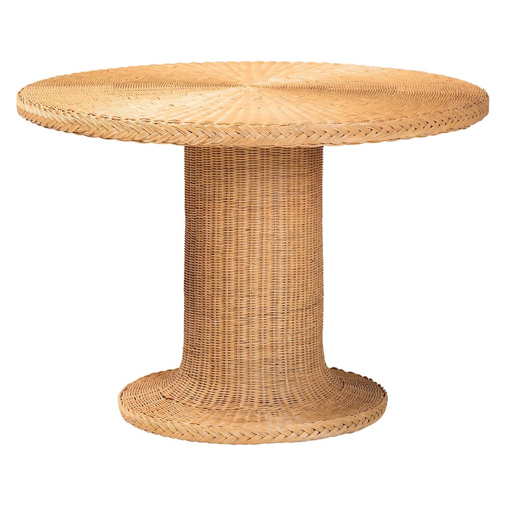 Wymond 5-Piece Rattan Dining Set - Round Wicker Table