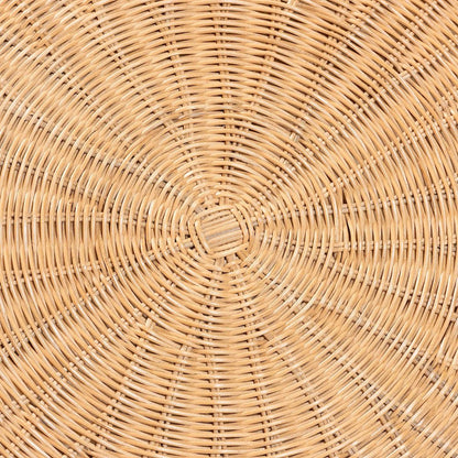 Farrow Bohemian Braided Light Honey Rattan Dining Table